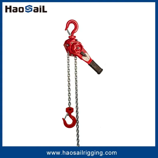 Bloco de polia de elevação manual de corrente para serviço pesado CE