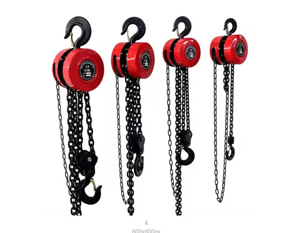 Bloco de corrente de 2 toneladas, equipamento de elevação de construção, guinchos, bloco de polia de corrente de guincho de construção