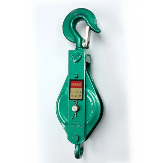 Blocos de polia Dnl Light/Economic tipo 0,5t a 6t com olhal/gancho